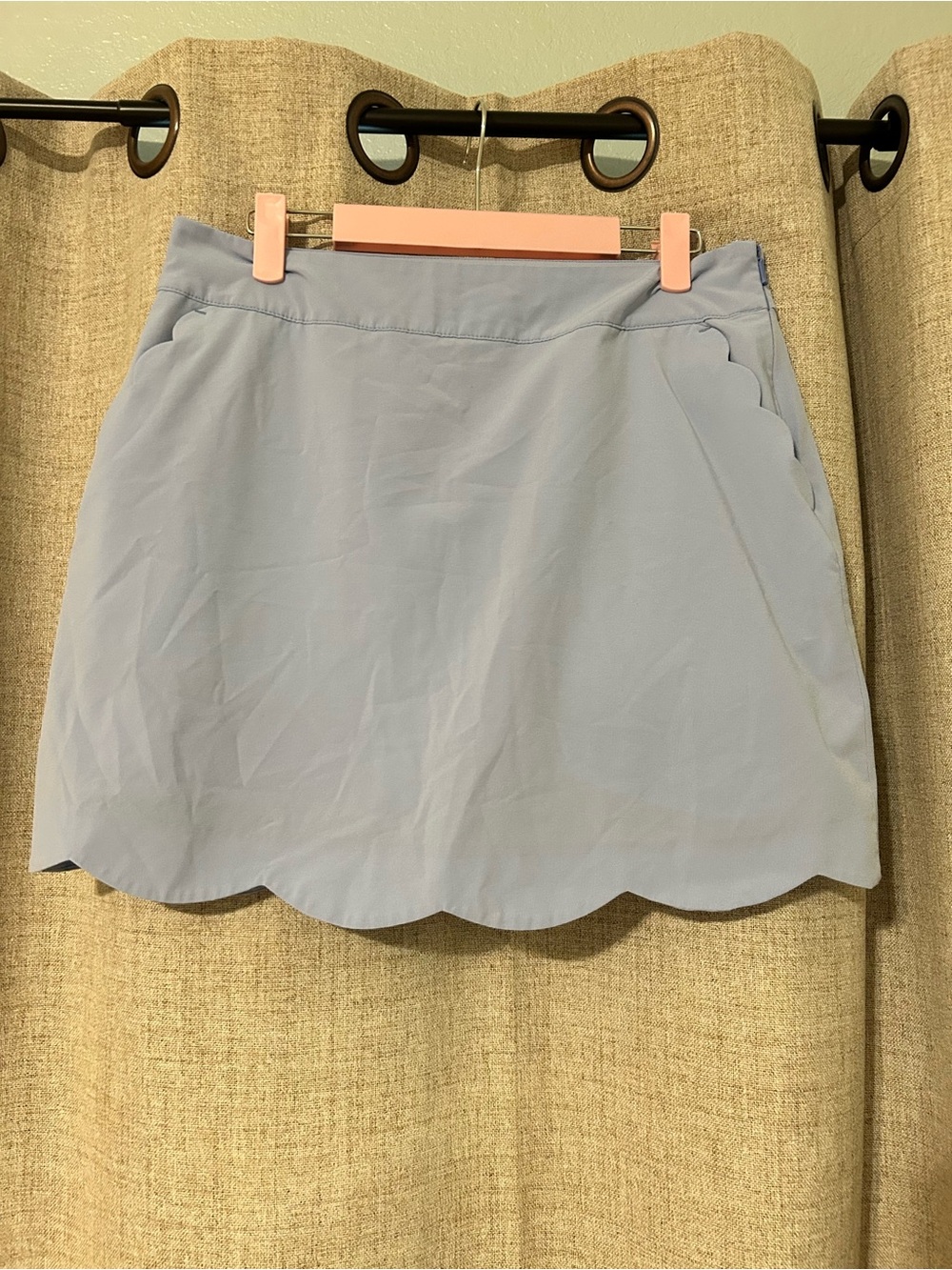 Vineyard vines skort blue scalloped